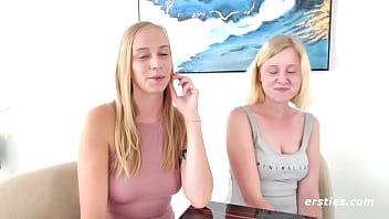 Ersties - Blondes Anna M and Sirena enjoy fingering and toying each other
