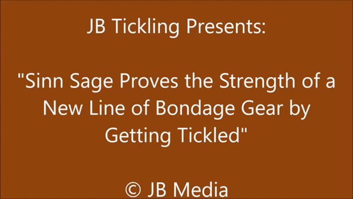 Sinn Sage Tickled to Demonstrate the Bondage Gear - SD