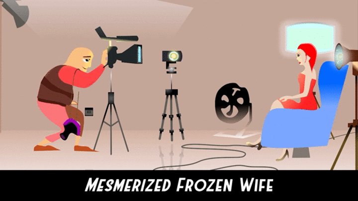 Mesmerized and Frozen Housewife Trained