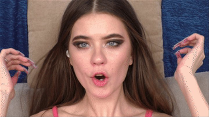 Good-looking girl turns fetishists on by chewing, fc206x 1080p