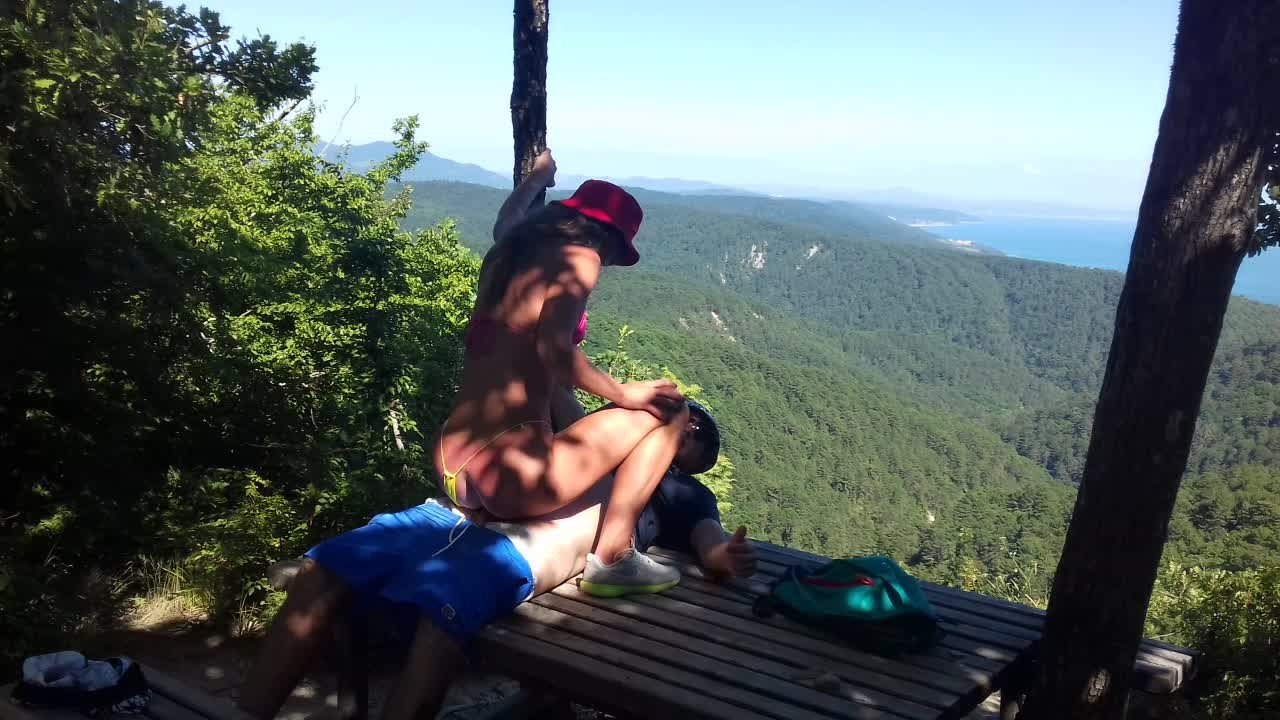 The most amazing amateur sex at an altitude of 800 meters above sea level