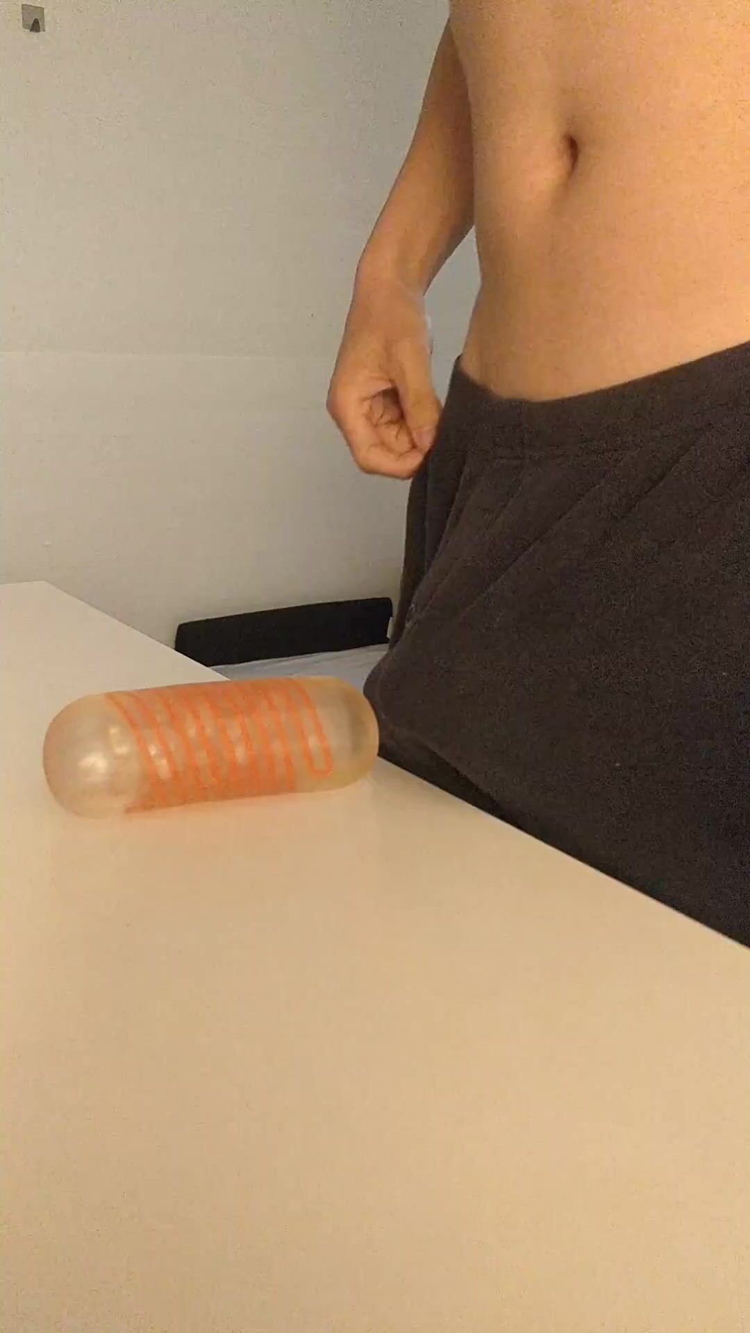 Creampie my Tenga toy