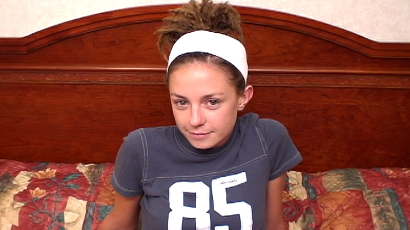 Dreadlock wearing teen with a bush sucks it