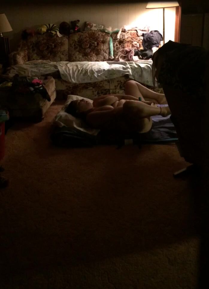 Girlfriend playing