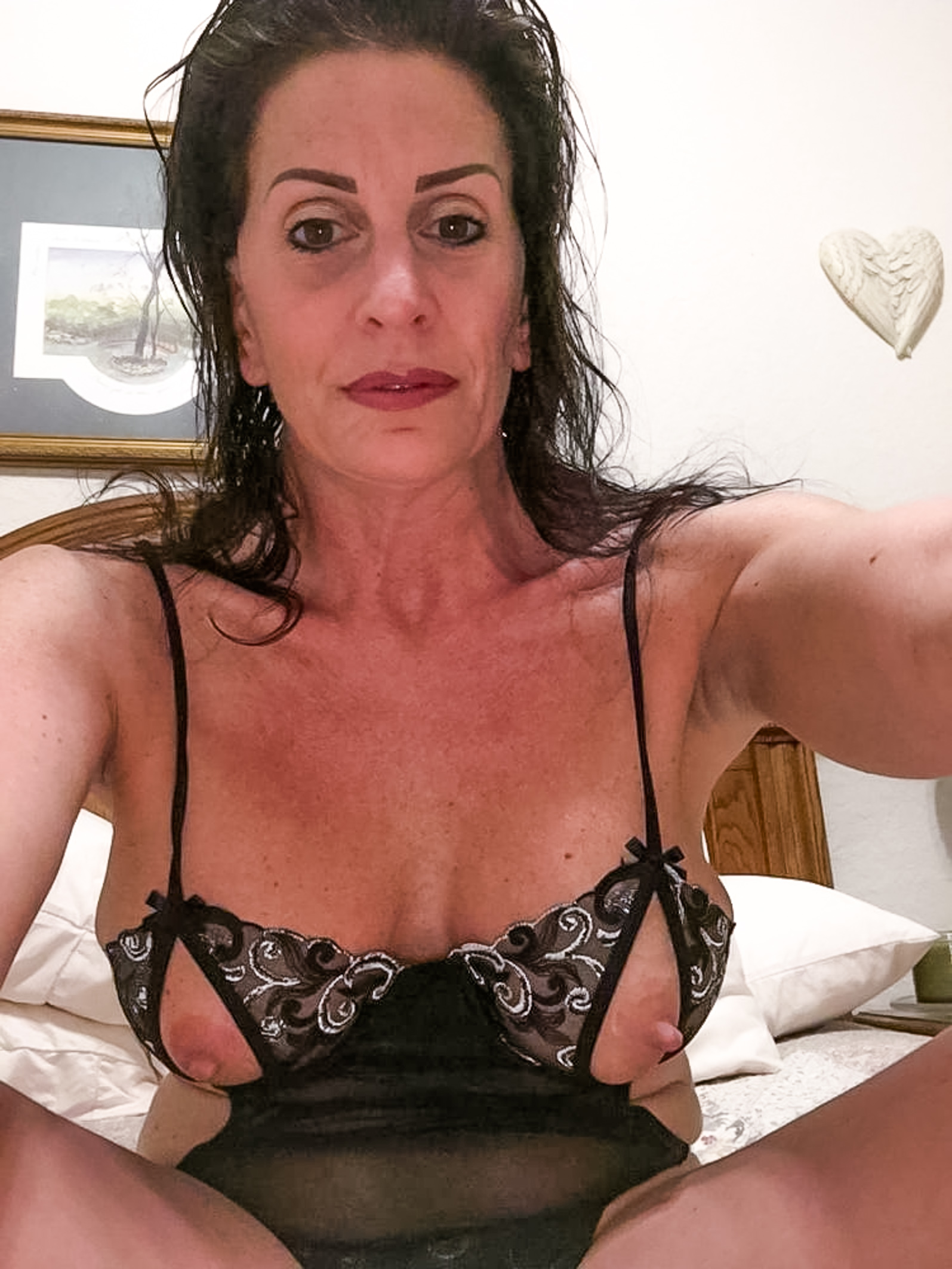 American huge tits milf slut in private and public image